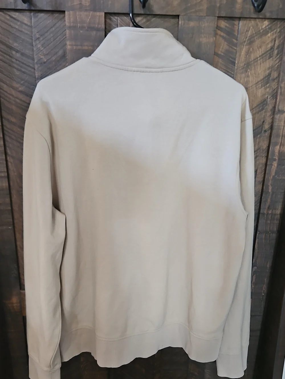 Michael Kors XL Men’s Light Beige Half-Zip KORS Sweatshirt